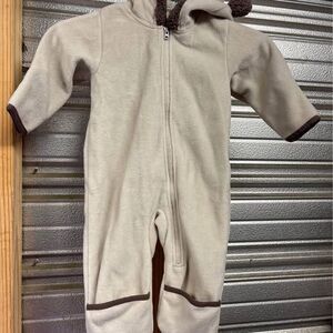 6-12 months Columbia Fleece outfit snow hood